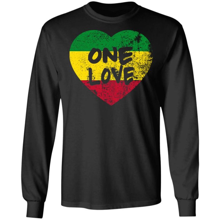 Rastafari One Love Shirt (T-shirt, Ls, Hoodie)