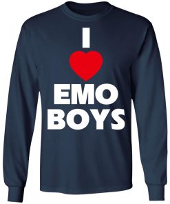I Love Emo Boys Shirt (T-shirt, Ls, Hoodie) I Love Emo Boys Shirt (T-shirt, Ls, Hoodie)
