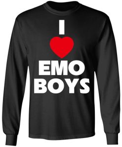 I Love Emo Boys Shirt (T-shirt, Ls, Hoodie) I Love Emo Boys Shirt (T-shirt, Ls, Hoodie)