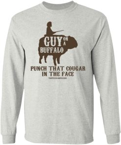 Guy On A Buffalo Punch That Cougar In The Face Shirt