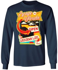 Desantis Escape To Florida Open Lockdown Libs Tour Shirt