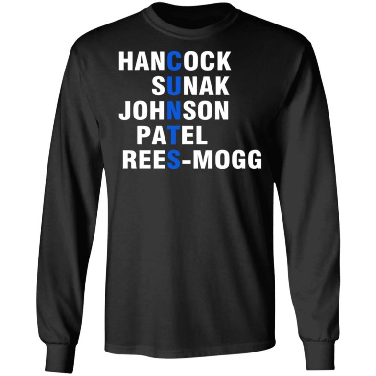 Hancock – Sunak – Johnson – Patel – Rees-mogg Shirt
