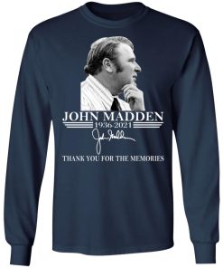 John Madden – Thank You For The Memories Shirt