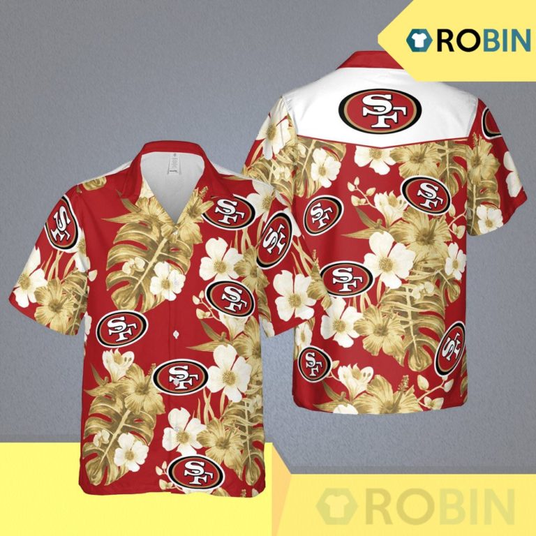 San Francisco 49ers Nfl San Francisco Hawaii Floral Football Aloha Shirt