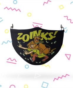 Scooby-Doo Shaggy Zoinks Reusable Cloth Face Mask