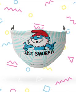Smurfs Papa Smurf Just Smurfy Face Mask Smurfs Papa Smurf Just Smurfy Face Mask