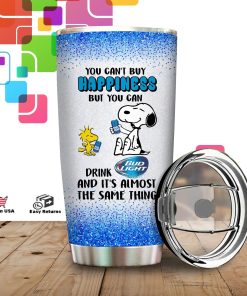Snoopy You Can’t Buy Happiness But You Can Drink Bud Light Tumbler