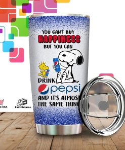 Snoopy You Can’t Buy Happiness But You Can Drink Pepsi Tumbler