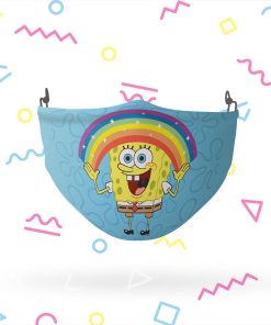 Spongebob Squarepants Rainbow Face Mask