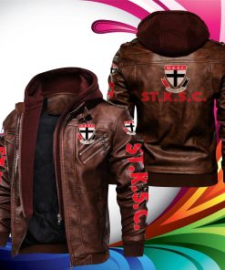 St Kilda Football Club Leather Jacket
