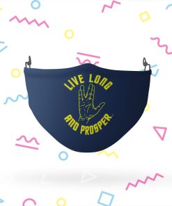 Star Trek Live Long Spock Hand Face Mask with PM2.5 Filter