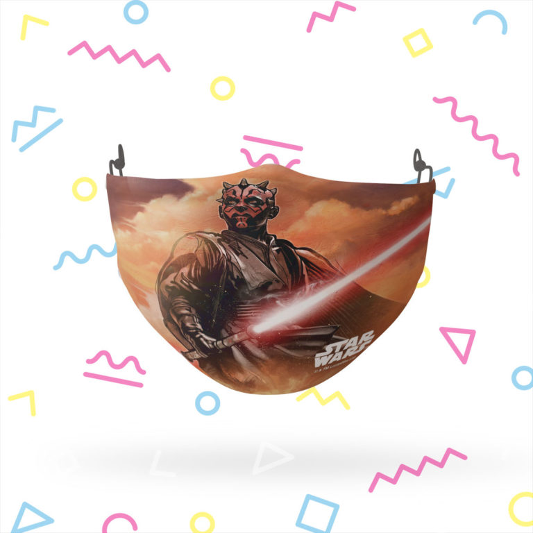 Star Wars Darth Maul Painting Face Mask with PM2.5 Filter