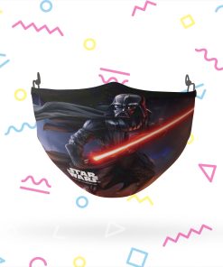 Star Wars Darth Vader Fight Pose Face Mask
