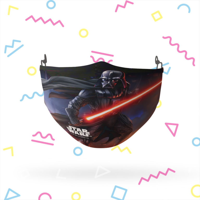 Star Wars Darth Vader Fight Pose Face Mask