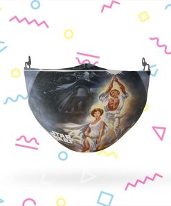 Star Wars New Hope Poster Face Mask Star Wars New Hope Poster Face Mask
