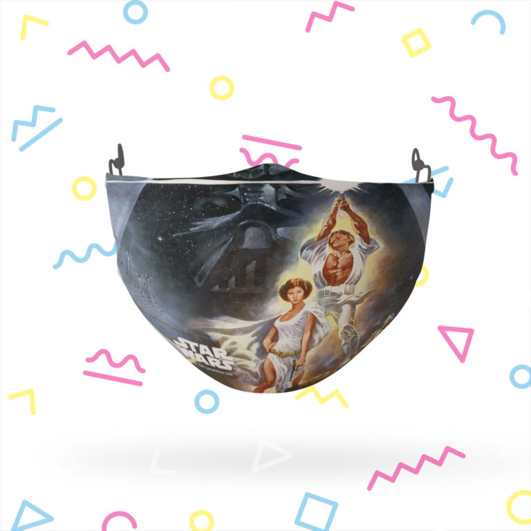 Star Wars New Hope Poster Face Mask