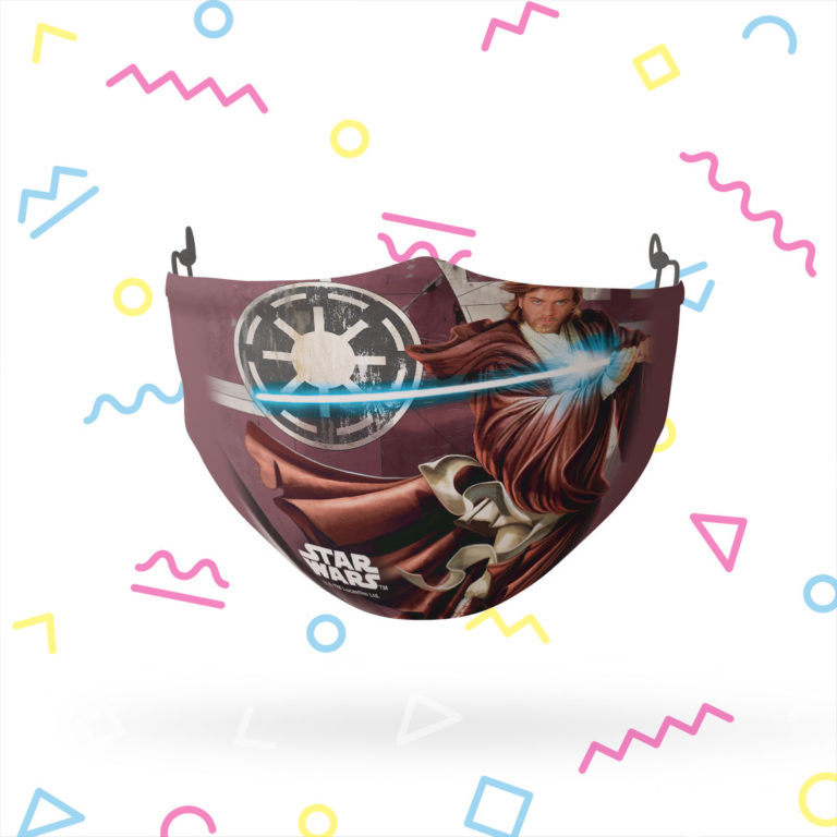 Star Wars Obi Wan Face Mask with PM2.5 Filter