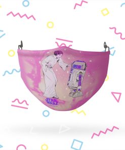 Star Wars Princess Leia and R2-D2 Galactic Message Face Mask Star Wars Princess Leia and R2-D2 Galactic Message Face Mask