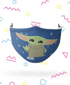 Star Wars The Child Hello Face Mask Star Wars The Child Hello Face Mask