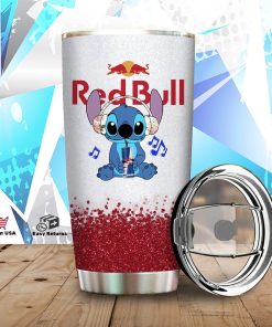 Stitch Red Bull Stainless Steels Tumbler