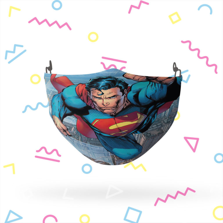 Superman Blue Sky Face Mask