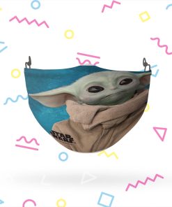 The Child Baby Yoda Cloth Face Mask with PM2.5 Filter