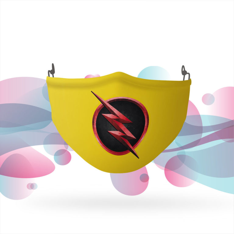 The Flash TV Series Reverse Flash Logo Face Mask