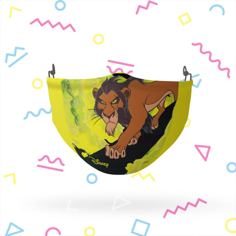 The Lion King Scar Green Smoke Face Mask
