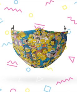 The Simpsons Character Collage Face Mask with PM2.5 Filter The Simpsons Character Collage Face Mask with PM2.5 Filter