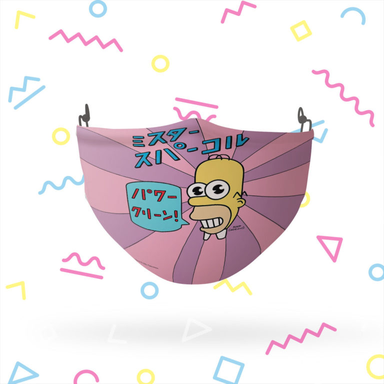 The Simpsons Mr. Sparkle Face Mask with PM2.5 Filter