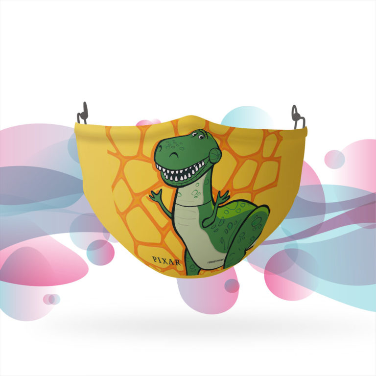 Toy Story Rex Pose Face Mask with PM2.5 Filter
