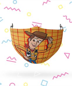 Toy Story Woody Pose Face Mask with PM2.5 Filter