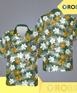 Utah Jazz Nba Salt Lake Hawaii Floral Aloha Shirt Utah Jazz Nba Salt Lake Hawaii Floral Aloha Shirt