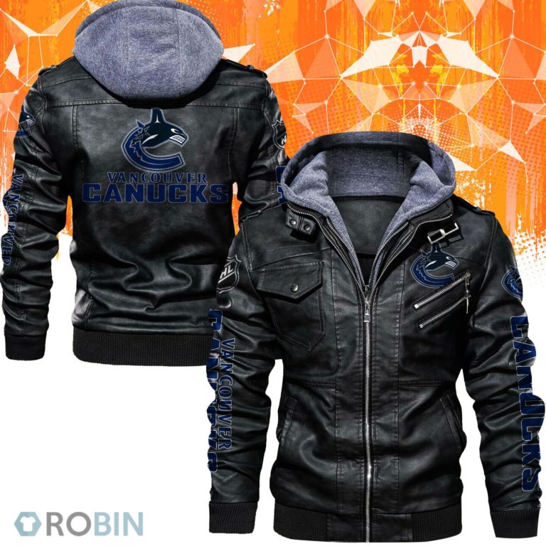 Vancouver Canucks Leather Jacket