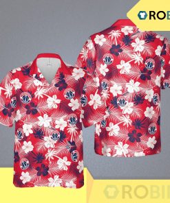 Washington Wizards Nba Washington Dc Hawaii Floral Basketball Aloha Shirt
