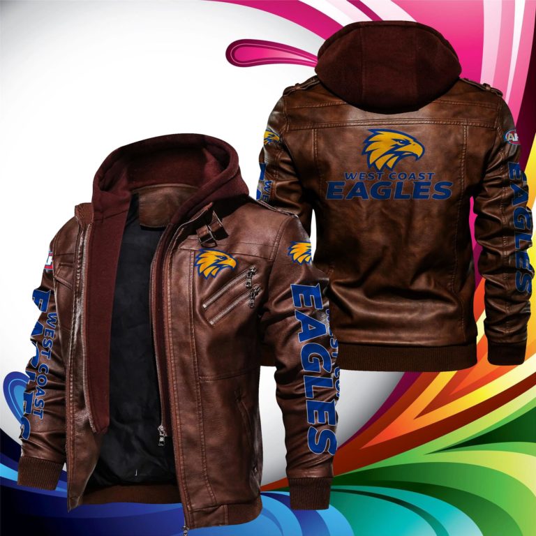 West Coast Eagles Leather Jacket