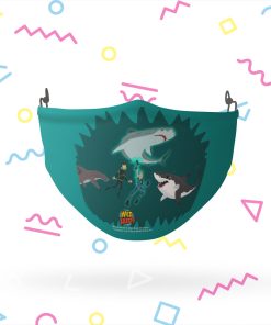 Wild Kratts Swimming with Sharks Face Mask with PM2.5 Filter