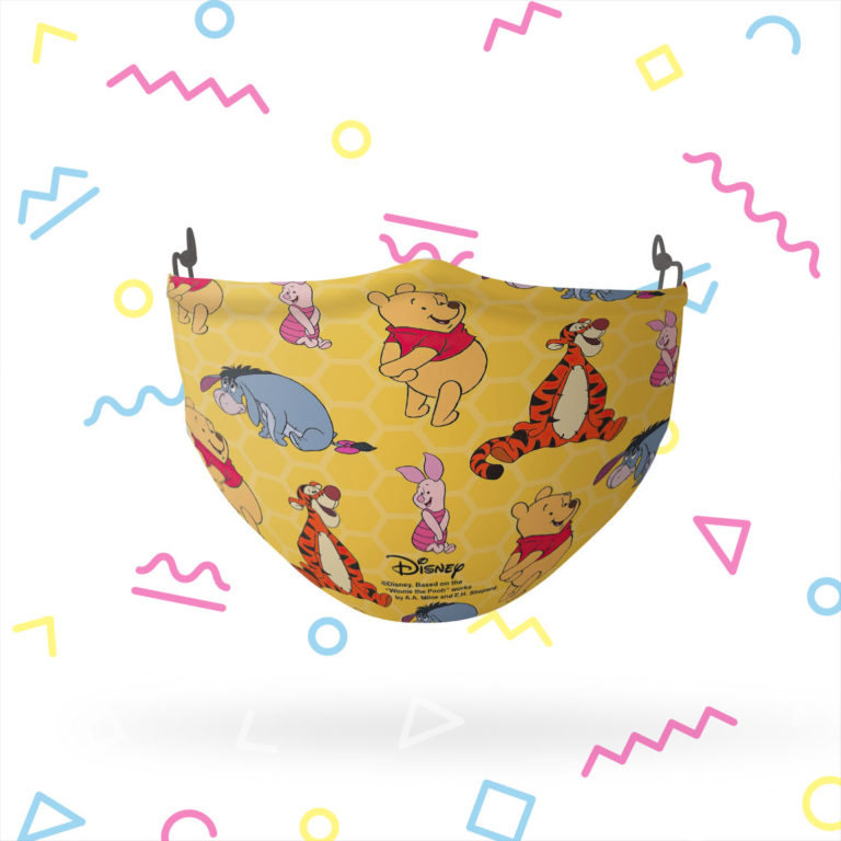 Winnie the Pooh Characters Face Mask