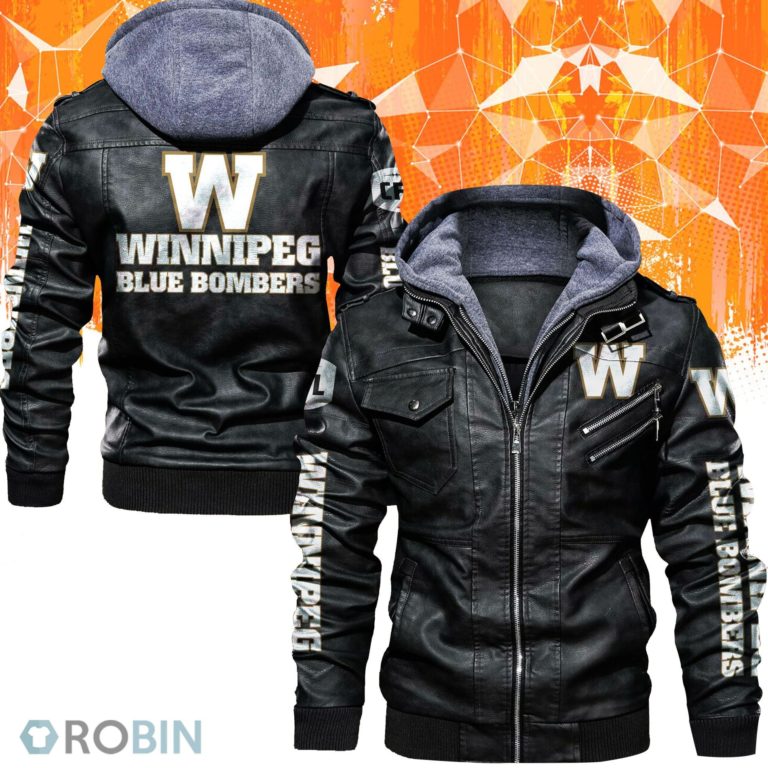 Winnipeg Blue Bombers Leather Jacket