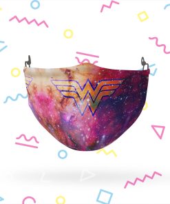 Wonder Woman Galaxy Logo Face Mask with PM2.5 Filter