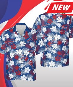 Buffalo Bills Nfl Buffalo?niagara Falls Hawaii Floral Football Aloha Casual Short Sleeve Fashion