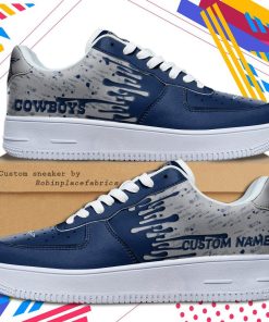 Dallas Cowboys NFL Dripping Color Pattern Sneaker, Streetwear Shoes