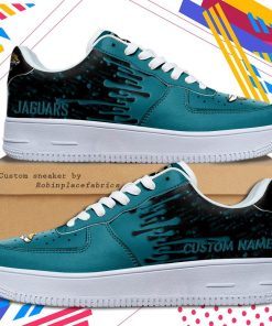 Jacksonville Jaguars NFL Dripping Color Pattern Sneaker, Streetwear Shoes