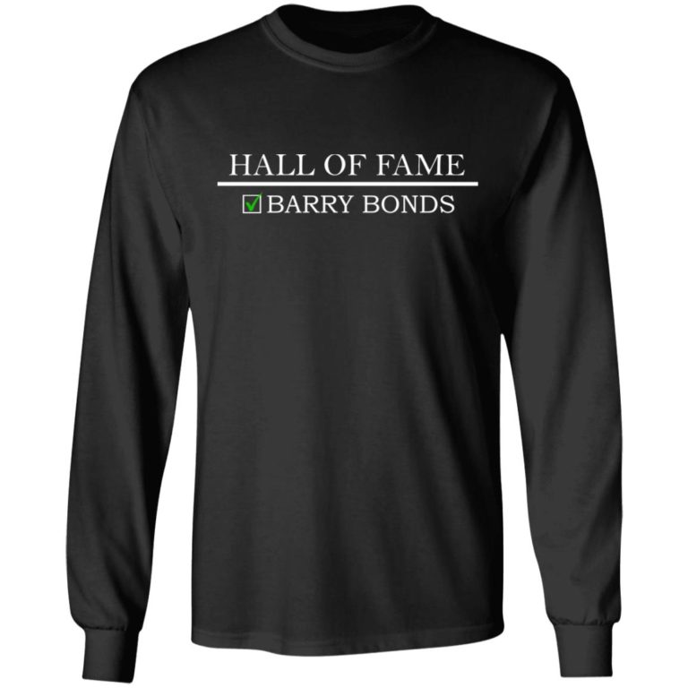 Hall Of Fame Barry Bonds Shirt