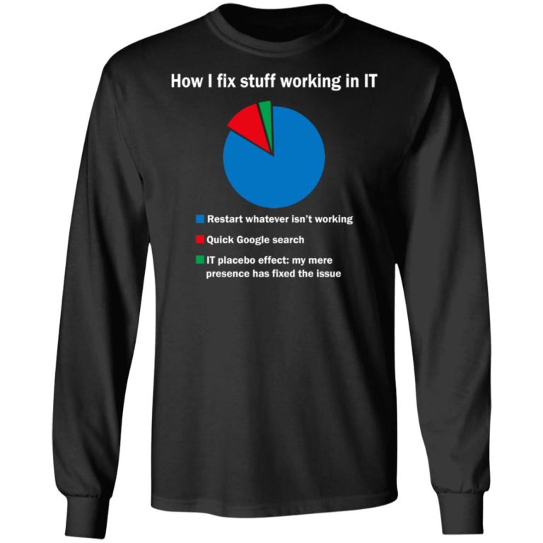 How I Fix Stuff Working In IT Shirt