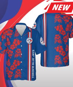 Toronto Blue Jays Mlb Toronto Hawaii Floral Baseball Short Sleeve Casual Hawaiian Shirt