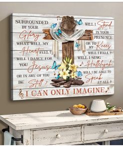 Housewarming Gifts Beautiful I Can Only Imagine Funeral Song Wooden Cross And Butterfly Wall Art Memorial Decor