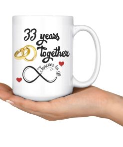 33rd Wedding Anniversary Together Mug