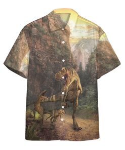 3D Dinosaurs Park Hawaii Custom Short Sleeve Shirts