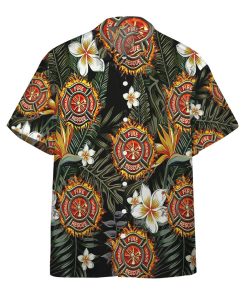 3D Firefighter Hawaiian Custom Short Sleeve Short